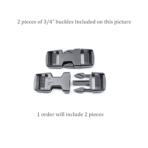 Heavy Duty Plastic Side Release Buckles Quick Release Snap Replacement Clips
