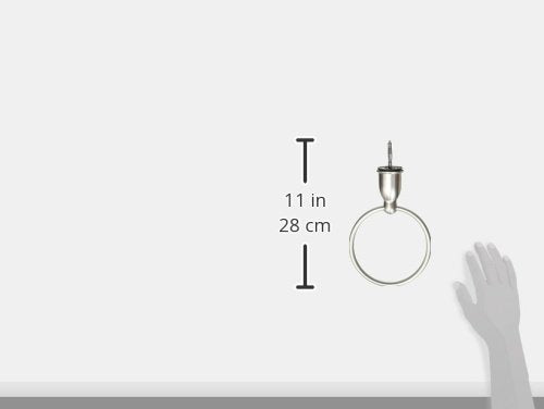 Moen Mason Towel Ring Brushed Chrome - Pack of 1, Easy Mount