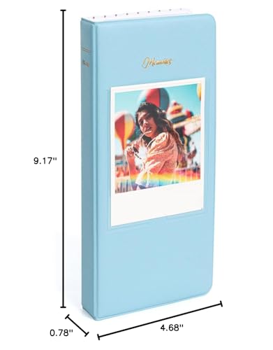 VOVMOEYA 64 Pocket Photo Album for Fujifilm Instax & Polaroid