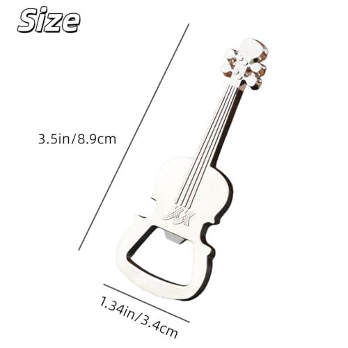 Guitar Bottle Opener - Metal Beer Opener for Music Lovers