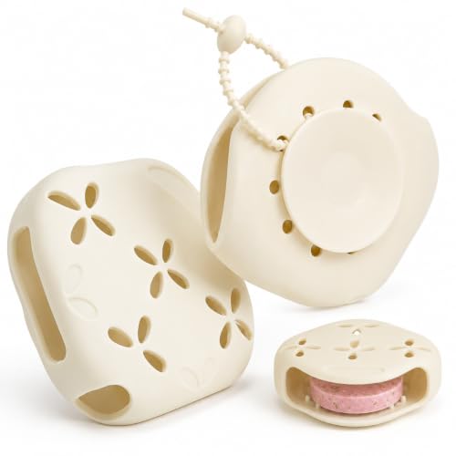 Ideal Swan Silicone Shower Steamer Holder - Beige Suction Cup Tray
