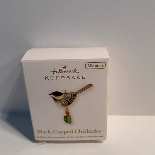 Black Capped Chickadee Hallmark Miniature Ornament 2011 - Keepsake Holiday Decor