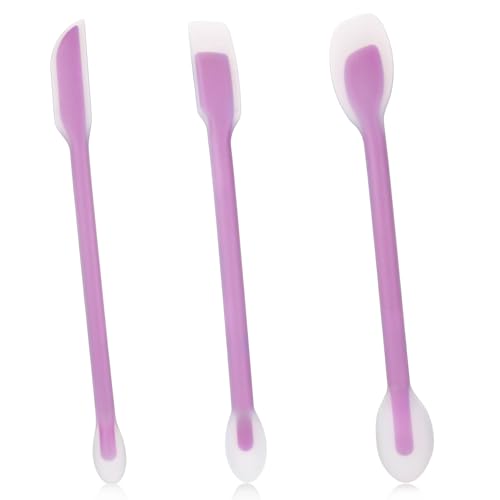 3 PCS Dual Ended Silicone Spatula Spoon Set - 11 Inch