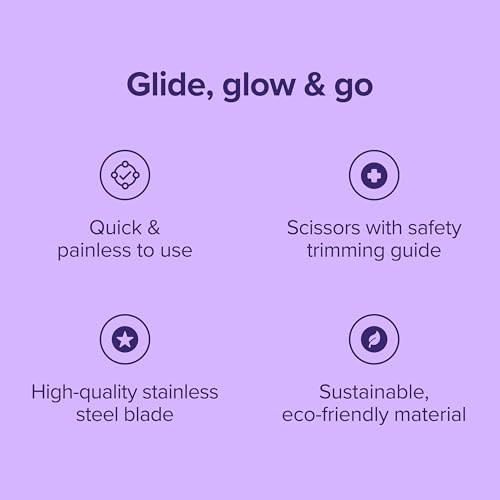 Plum Beauty Eyebrow Shaping Set – 3-Piece Brow Grooming Kit with Razors and Scissors