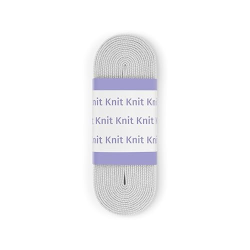 Dritz Non-Roll Knit Elastic 1/4" x 3 Yards - Soft Comfort Stretch for Waistbands & Sleeves