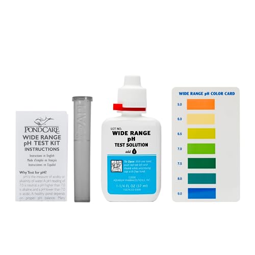 API Pond Wide Range pH Test Kit - 160-Test Liquid Water Monitoring