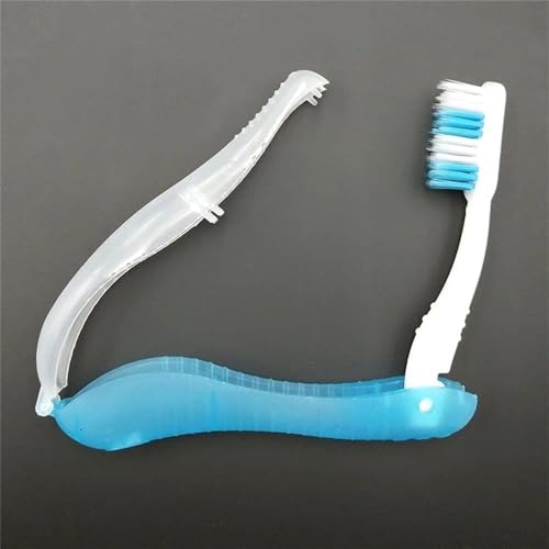 Galepromot Folding Travel Toothbrush, Portable Soft Bristle Manual Toothbrush