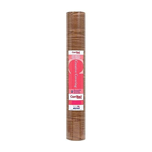 Con-Tact Self-Adhesive Vinyl Shelf Liner, Light Oak, 18" x 9'