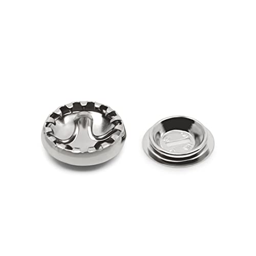 Dritz Half Ball Cover Buttons Size 18 - 7/16 Inch, 5 Sets