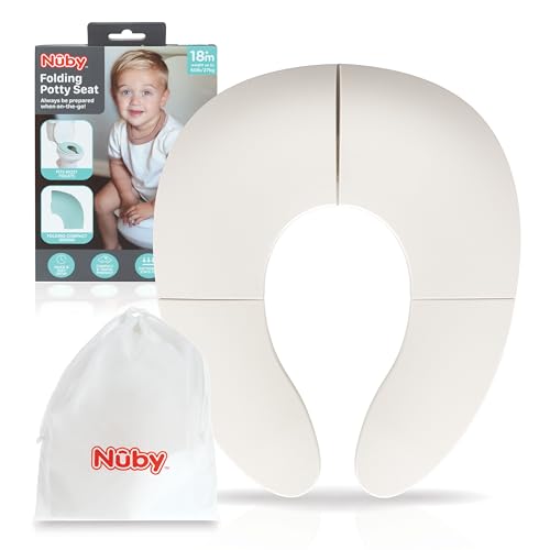 Nuby Folding Potty Seat for Kids - Portable & Travel-Friendly