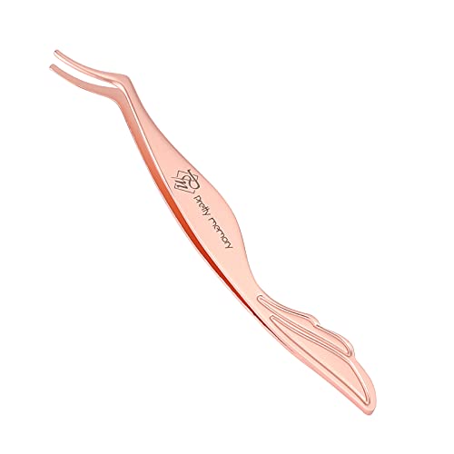Pretty Memory Stainless Steel Eyelash Applicator Tool in Rose Gold