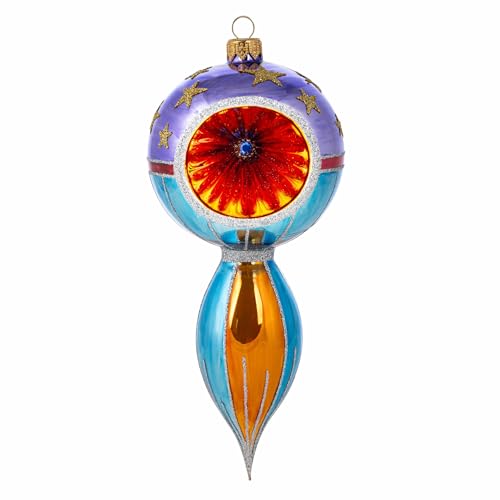 Miss Christmas 2026 Vintage Fair Starlight Freeblown Christmas Tree Ornament - Handcrafted in Poland