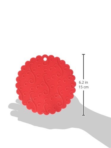 Norpro Red Silicone Jar Opener - Non-Slip Grip, 6"