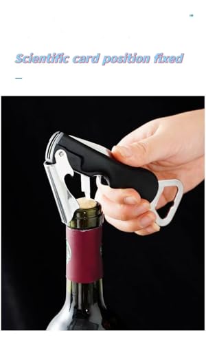Professional Dual Function Bottle Opener with Ergonomic Grip