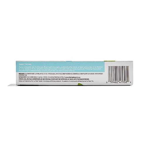 365 by Whole Foods Market Fluoride-Free Toothpaste Peppermint 5.5 Oz