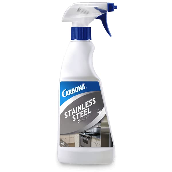 Carbona Stainless Steel Cleaner - 16.8 Fl Oz Streak-Free Home Appliance Cleaning