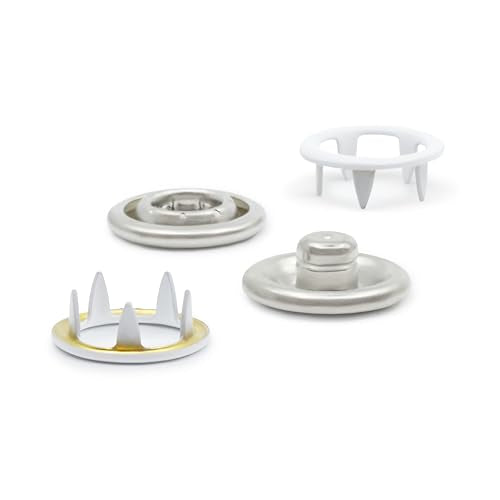 Dritz Size 16 White Snap Fasteners - 7 Count (7/16-Inch)
