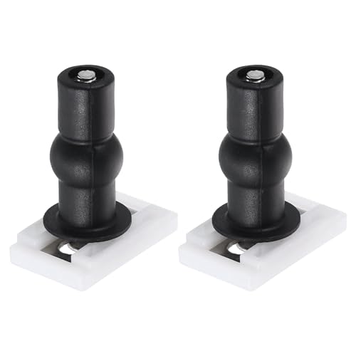uxcell 2Pcs Toilet Seat Cover Hinges - Stainless Steel & Plastic, 40mm