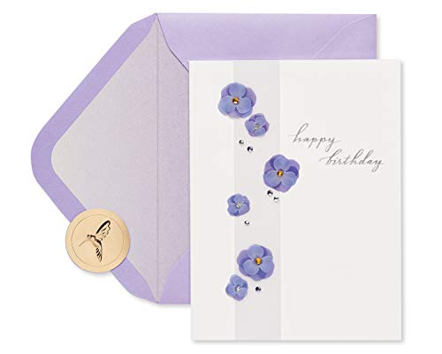 Papyrus Truly Special Purple Floral Birthday Card for Women