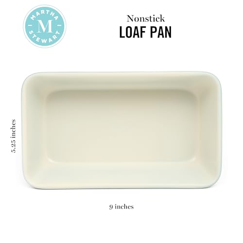 Martha Stewart Gallen 9-Inch Nonstick Carbon Steel Loaf Pan - Teal