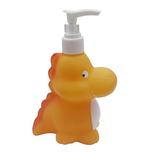 Cute Dinosaur Soap Dispenser - Adorable Yellow Design for Kids