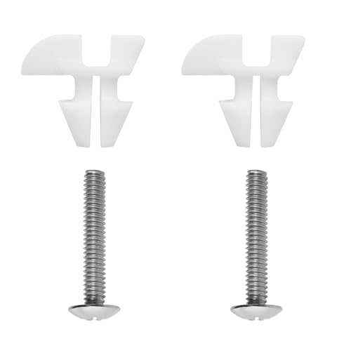 Kohler Toilet Seat Hardware Kit - Non-Slip, Rust-Resistant Bolts & Screws (2 Pack)