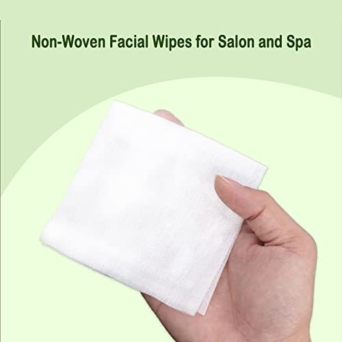 SION BIOTEXT Non-Woven Facial Wipes 200 Count 2"x2" Lint-Free Salon Esthetic Spas