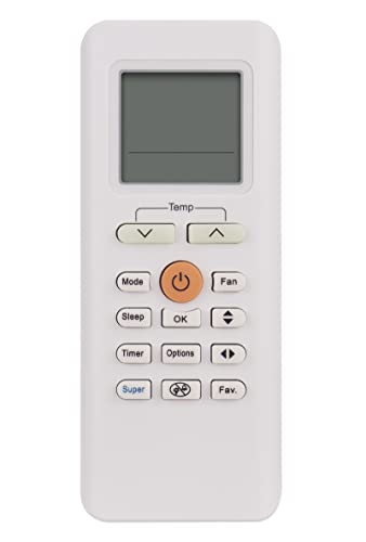 AULCMEET RG70A/BGEF Air Conditioner Remote Control for Midea AC
