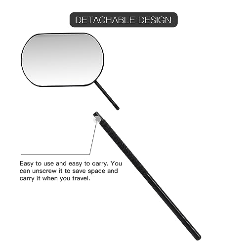 Detachable Eyelash Mirror - 2.2 Inch Stainless Steel for Lash Extensions