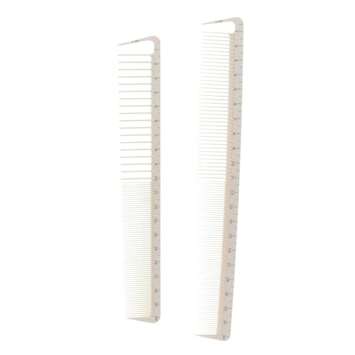 Professional Hair Cutting Combs Set - 2 Pcs Salon Styling Combs