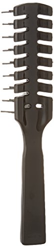 Scalpmaster 7 Rows Vent Hair Stylist Brush Black 8 Inch