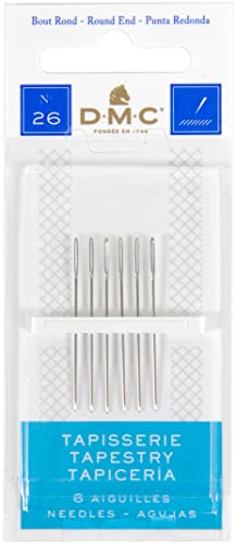 DMC Tapestry Needles Size 26 - 6-Pack of Premium Hand Needles