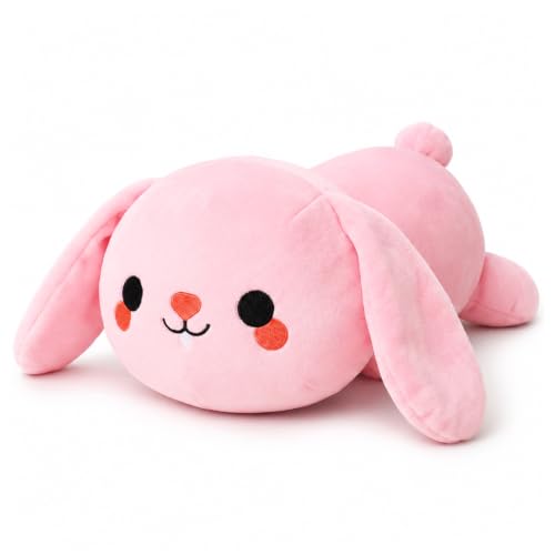 Weighted Bunny Stuffed Animal - Soft Plush Sensory Pillow for Kids & Adults
