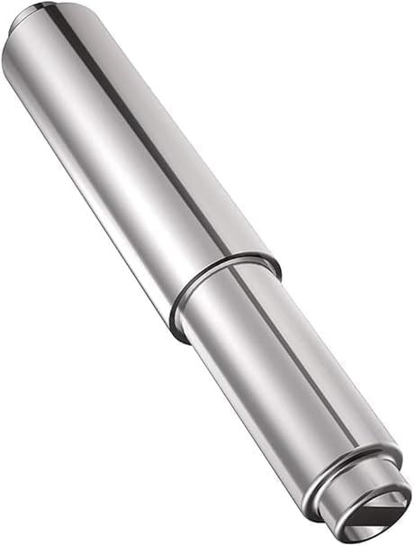 Stainless Steel Toilet Paper Holder with Spring-Loaded Design