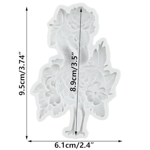 Flamingo Silicone Fondant Mold for Cake Decoration & Candy Making
