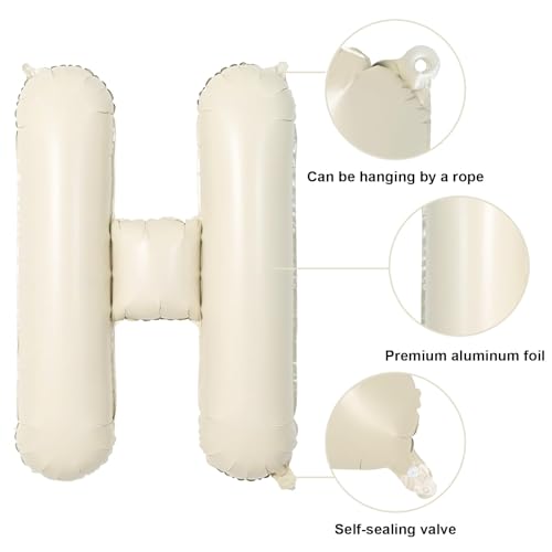 Beige HOME Letter Balloon Set - 40 Inch Foil Party Decor