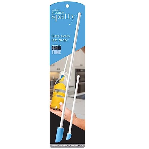 Spatty Daddy Kitchen Spatula Set Blue 6 & 12 Inch Shark Tank Gift