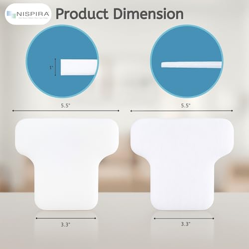 Nispira Replacement Foam & Felt Filter Kit for Shark CV100 CZ250 CZ500, 3 Pack