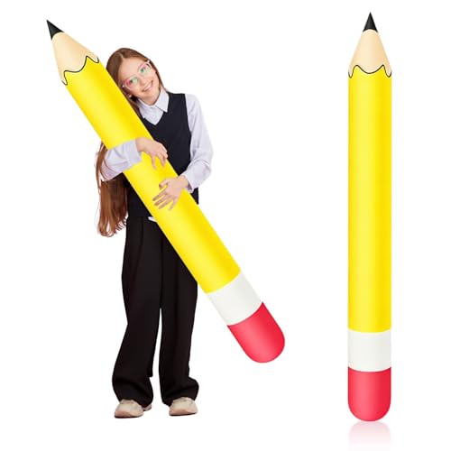 Giant Inflatable Yellow Pencil Balloon - 42.5 Inch Party Decoration