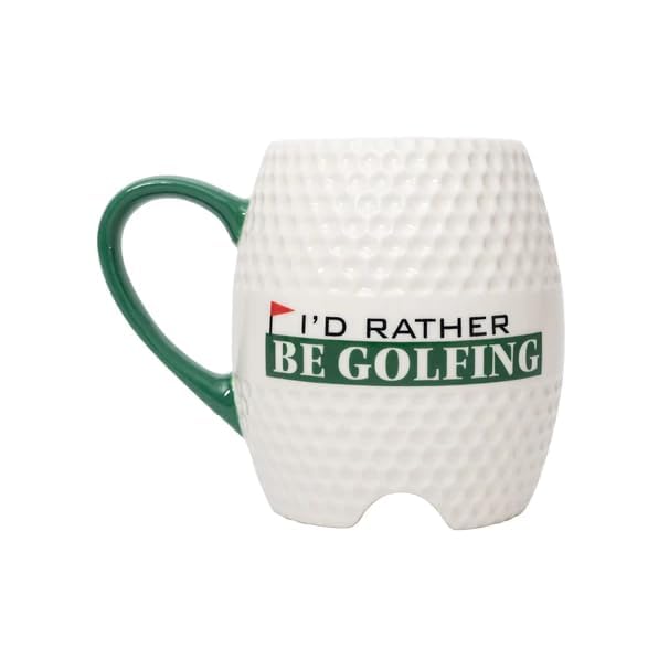 Golf Mug 16 Oz with Pen and 3 Golf Balls - Golf Themed Gift Set