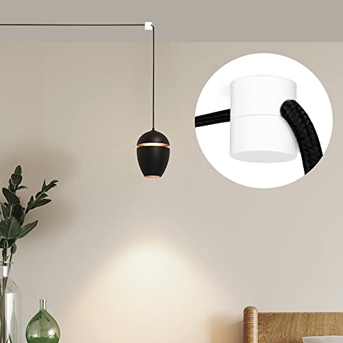 Zevnico 3 Pack White Swag Hooks for Ceiling Hanging Lights