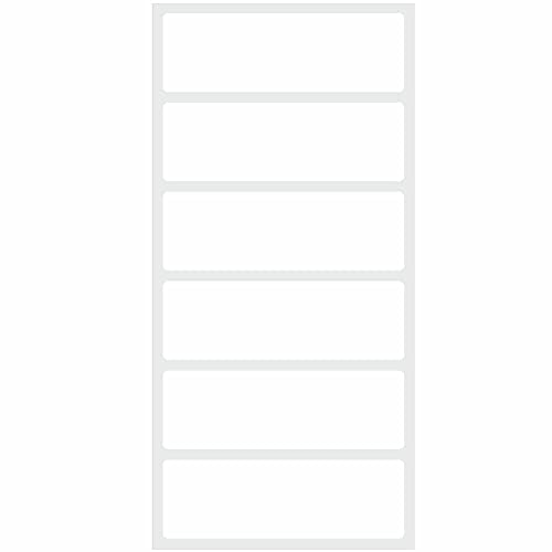 120 PCS Removable Rectangle Labels for Jars & Containers - 1x3 inch
