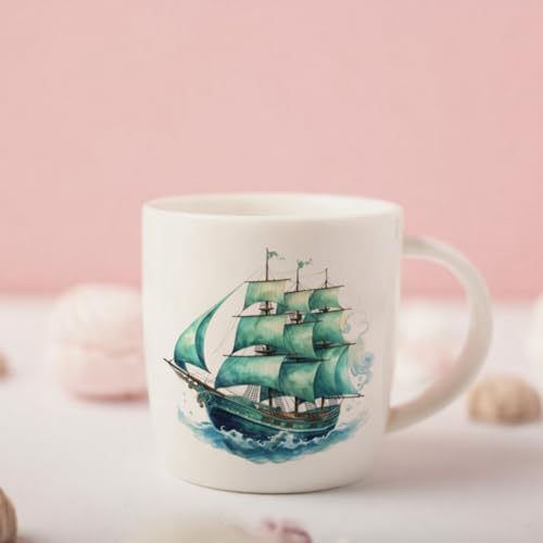 24 PCS UV DTF Sailboat Stickers for Mugs & DIY Crafts
