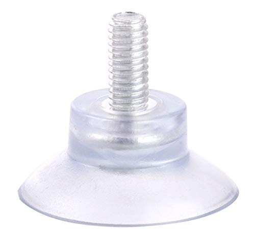 10 Pcs M8 Rubber Suction Cup Screws with 35mm Pads for Glass