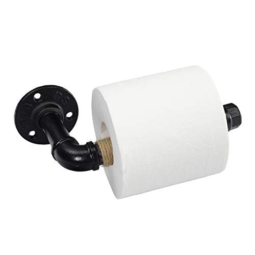 Y-Nut Industrial Pipe Toilet Paper Holder - Rustic Steampunk SHJJ-PH-RP