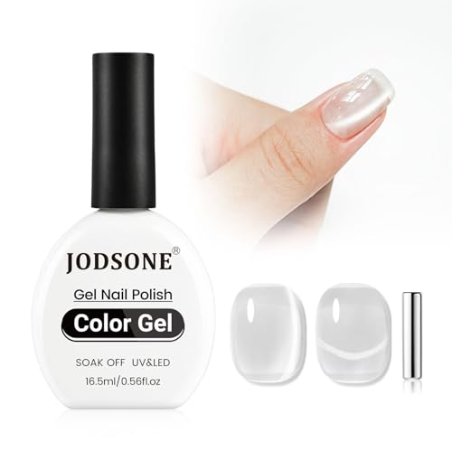 JODSONE Moonlight Silver Cat Eye Gel Nail Polish with Magnet