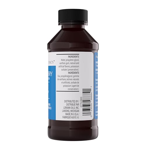 LorAnn Oils Blueberry Emulsion Flavoring, No Added Color, 4 Fl Oz