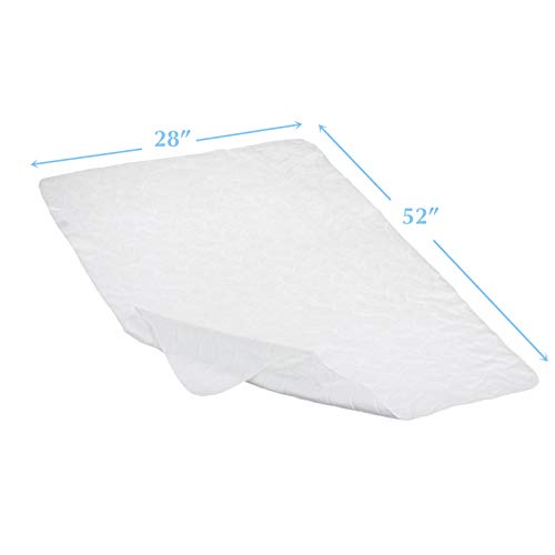 American Baby Company Waterproof Crib Mattress Pad Cover, 2 Pack (28"x52")