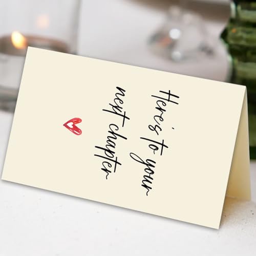 Bestmelo BT-072 Congratulations Card for New Beginnings - Farewell, Retirement, and Good Luck Gifts