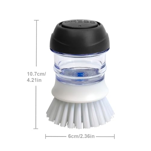 CELOX Dish Brush with Soap Dispenser - 3-in-1 Kitchen Cleaner